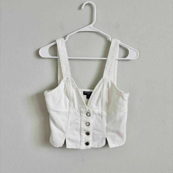 PrettyLittleThing Tops - NWT PrettyLittleThing White Petite